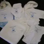 BABY SET geborduurd
